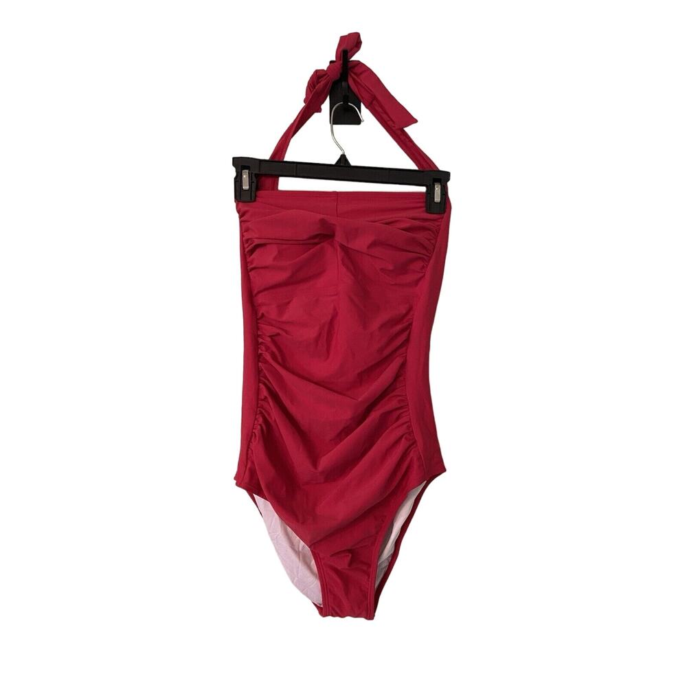 NEW - Smismivo Halter Neck Swimsuits - Red - Medium